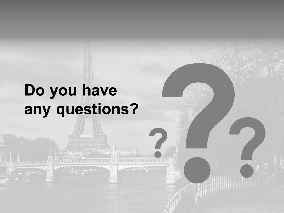 Architecture Europe France PowerPoint Template