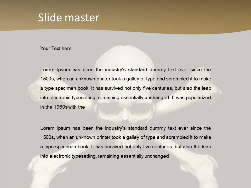 Science Symbol Image PowerPoint Template