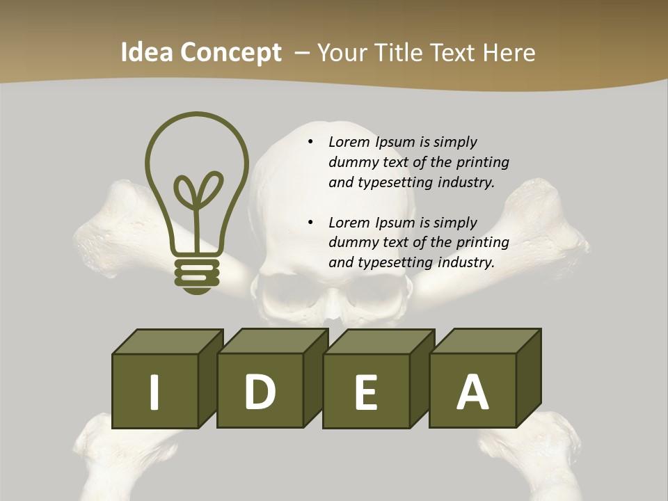 Science Symbol Image PowerPoint Template