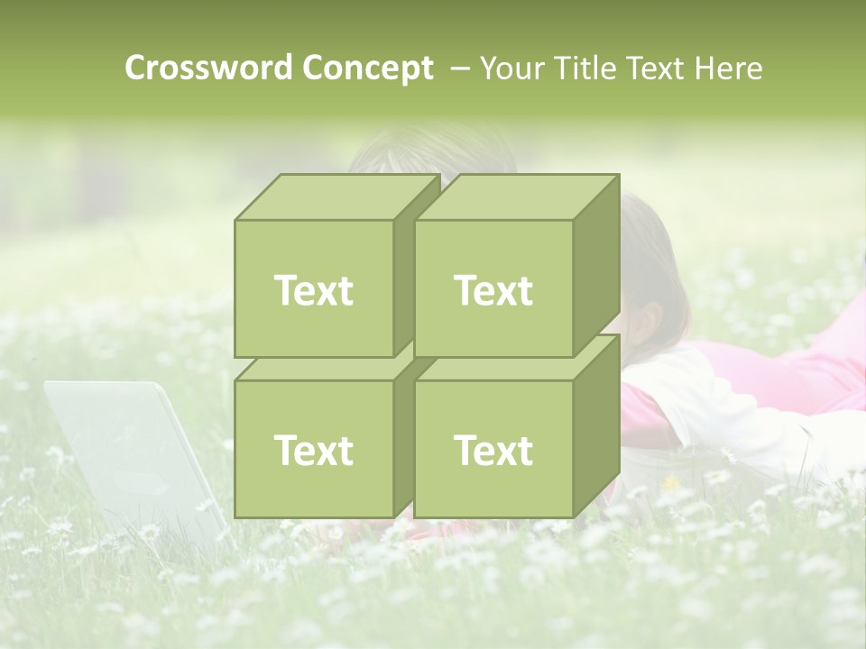 Erotic Beauty Blonde PowerPoint Template