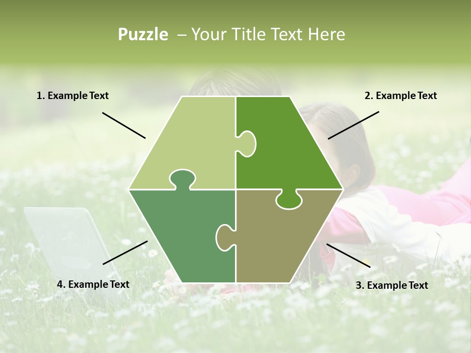 Erotic Beauty Blonde PowerPoint Template