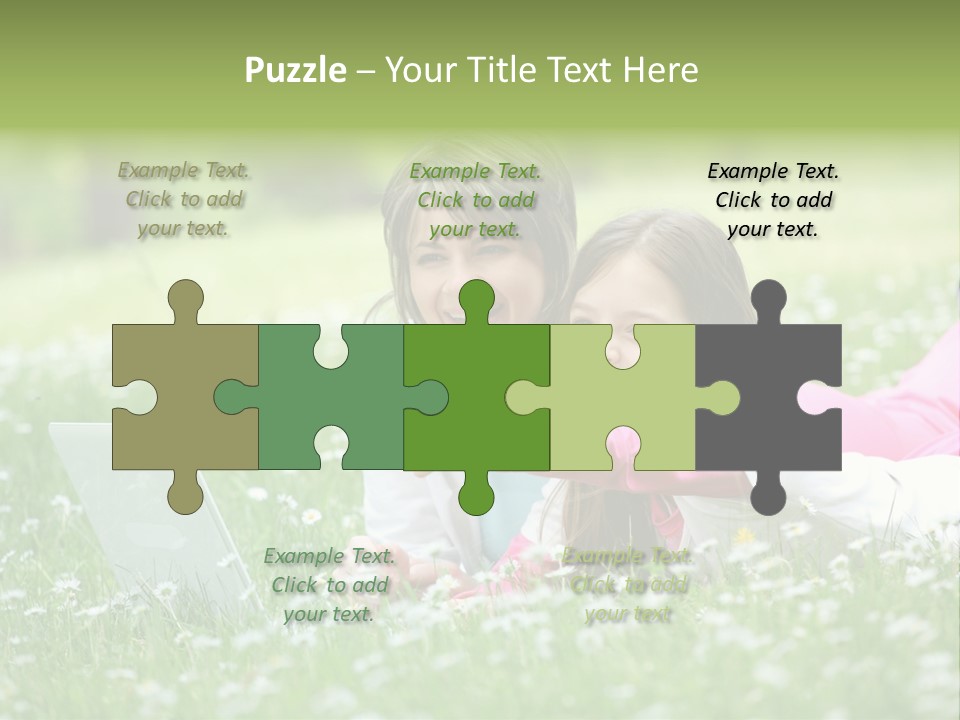 Erotic Beauty Blonde PowerPoint Template