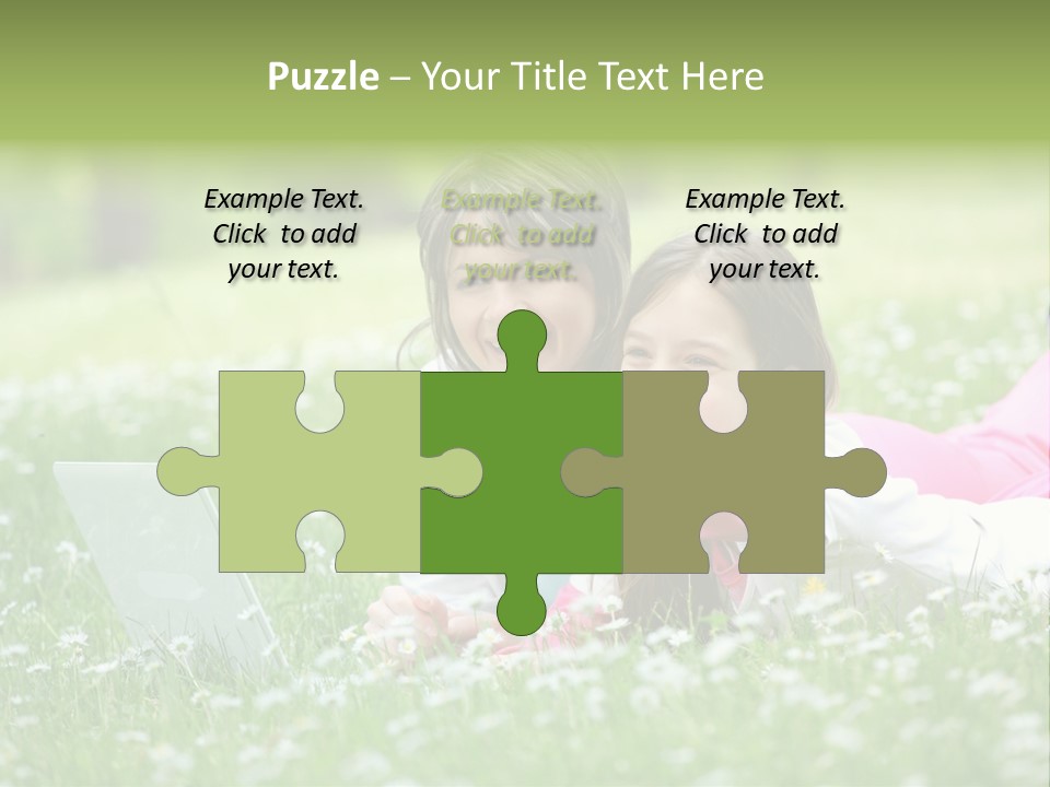 Erotic Beauty Blonde PowerPoint Template