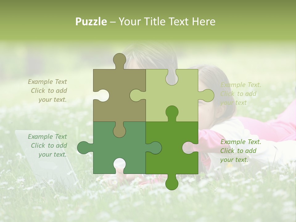 Erotic Beauty Blonde PowerPoint Template