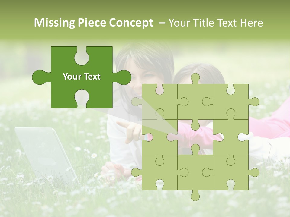 Erotic Beauty Blonde PowerPoint Template