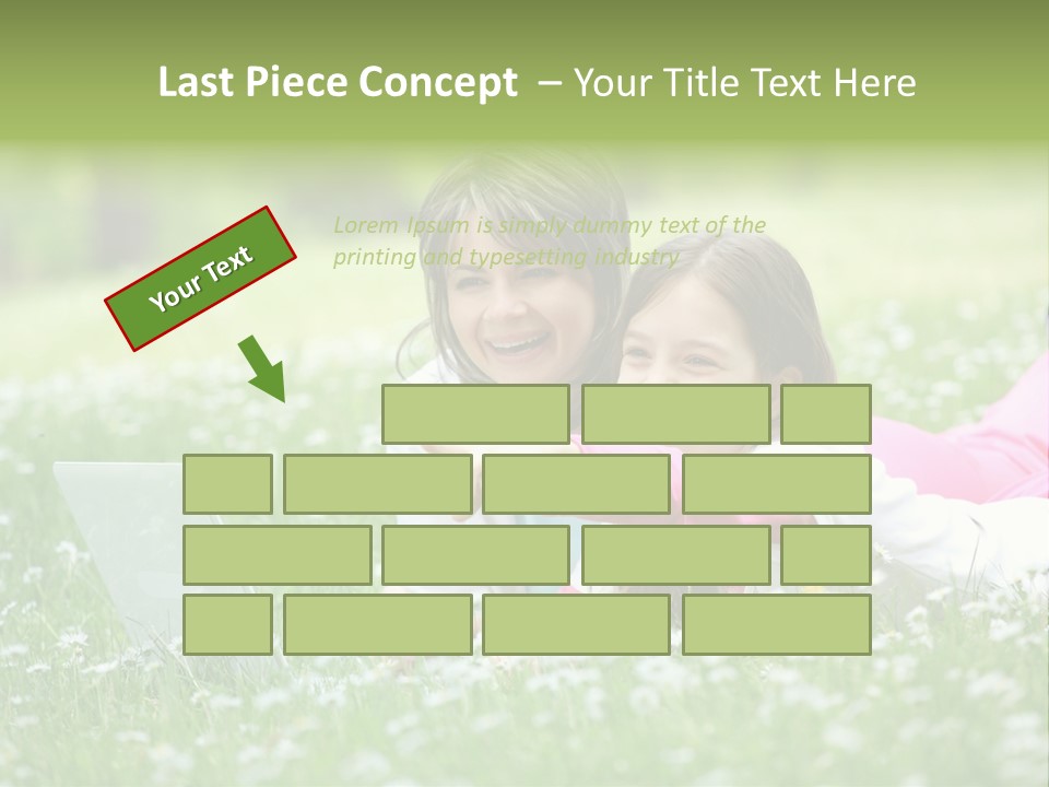 Erotic Beauty Blonde PowerPoint Template