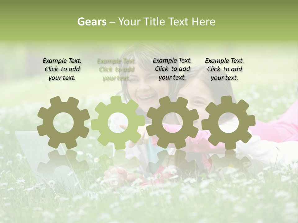 Erotic Beauty Blonde PowerPoint Template