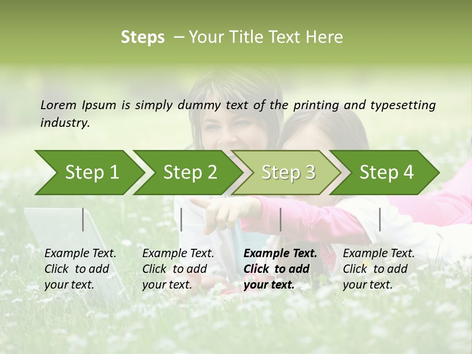 Erotic Beauty Blonde PowerPoint Template