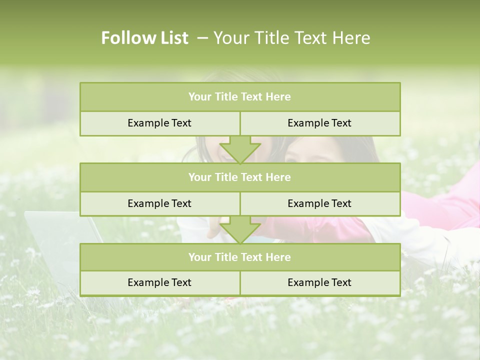 Erotic Beauty Blonde PowerPoint Template