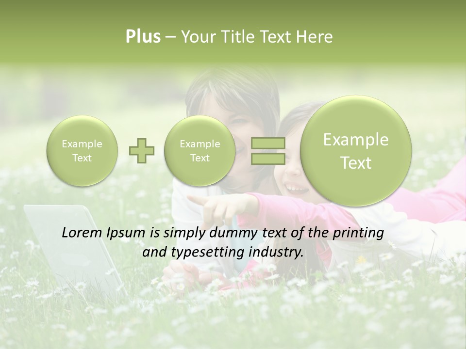 Erotic Beauty Blonde PowerPoint Template