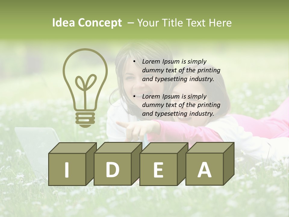 Erotic Beauty Blonde PowerPoint Template