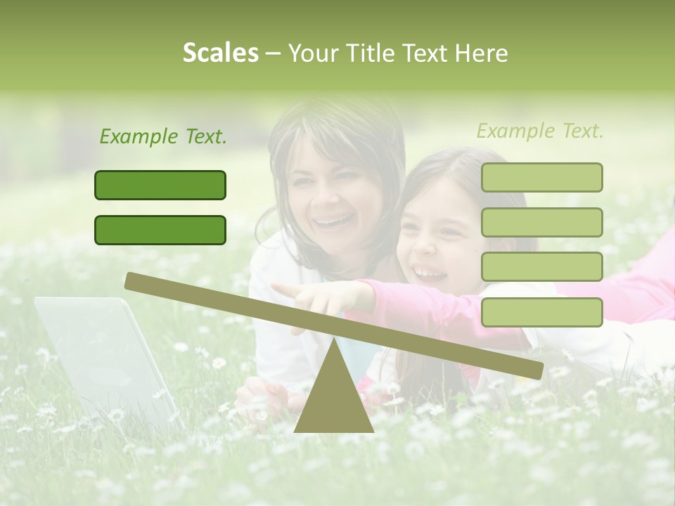 Erotic Beauty Blonde PowerPoint Template