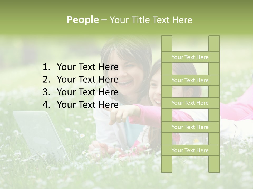 Erotic Beauty Blonde PowerPoint Template