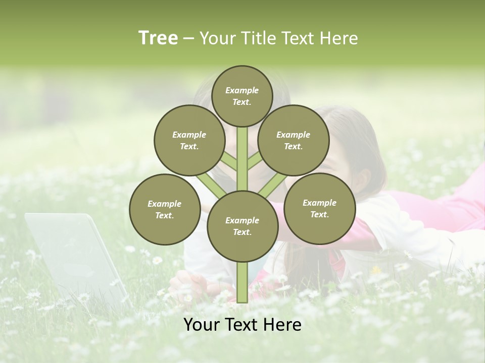 Erotic Beauty Blonde PowerPoint Template