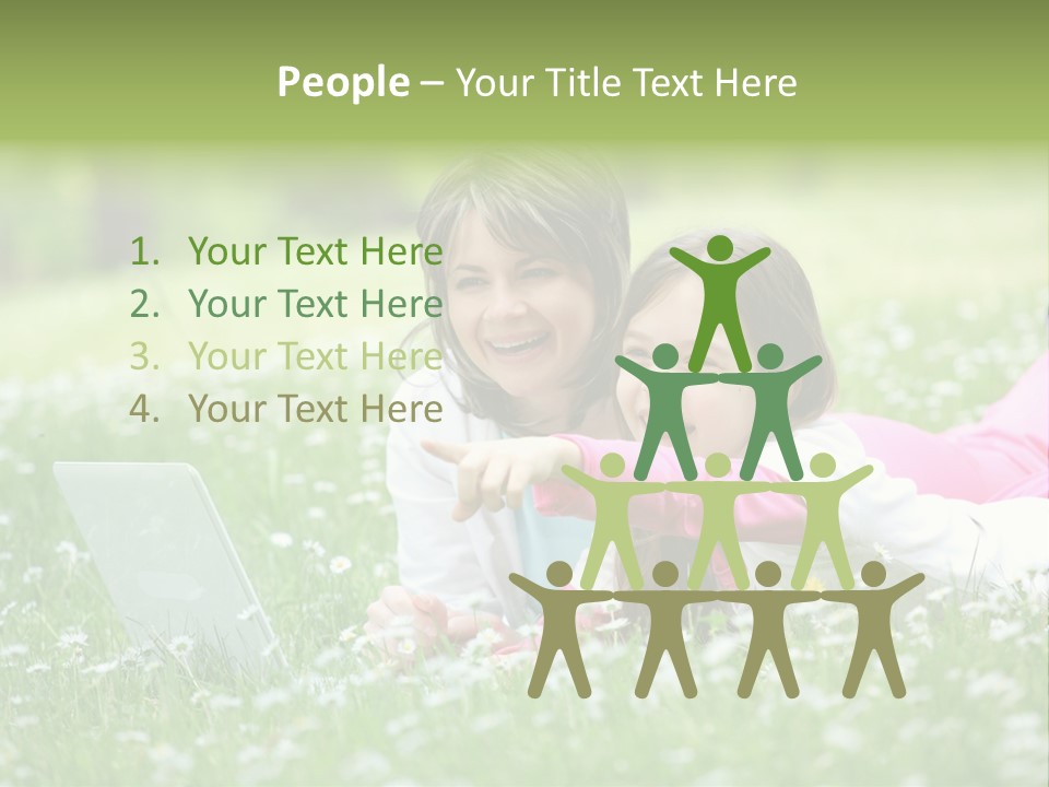 Erotic Beauty Blonde PowerPoint Template