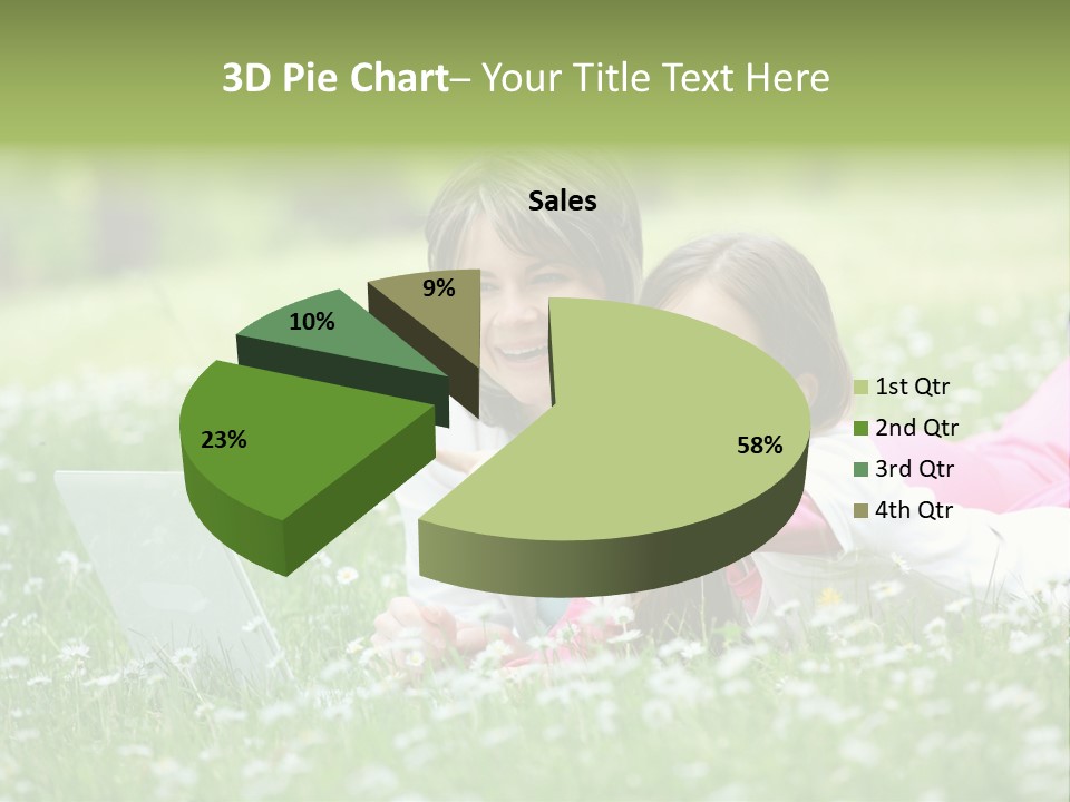 Erotic Beauty Blonde PowerPoint Template