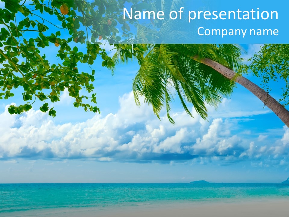 Exotic Ocean Thailand PowerPoint Template