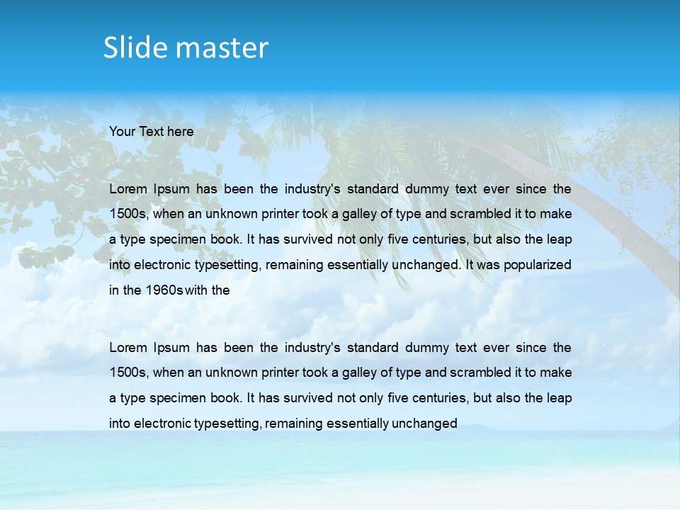 Exotic Ocean Thailand PowerPoint Template