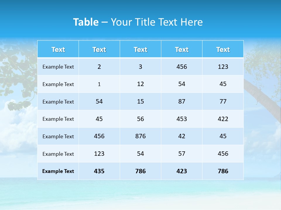 Exotic Ocean Thailand PowerPoint Template