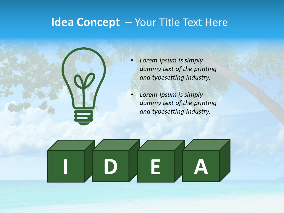 Exotic Ocean Thailand PowerPoint Template