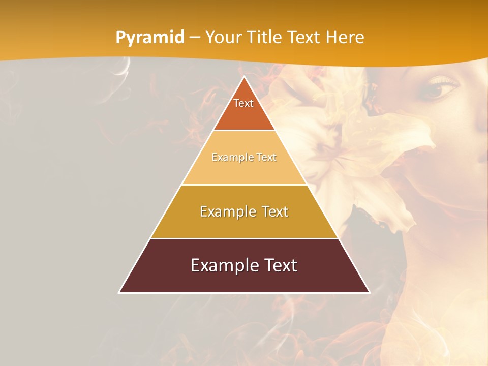 Face Red Fashion PowerPoint Template