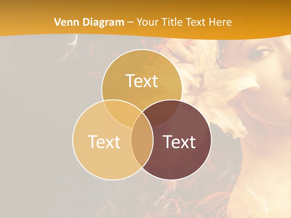 Face Red Fashion PowerPoint Template