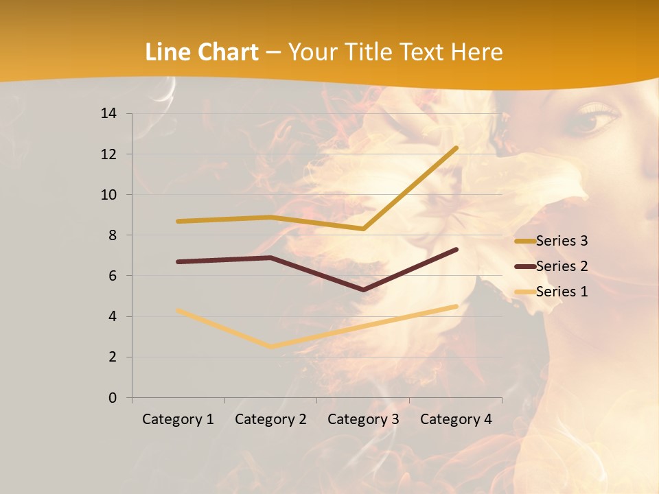 Face Red Fashion PowerPoint Template