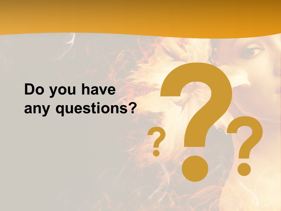 Face Red Fashion PowerPoint Template