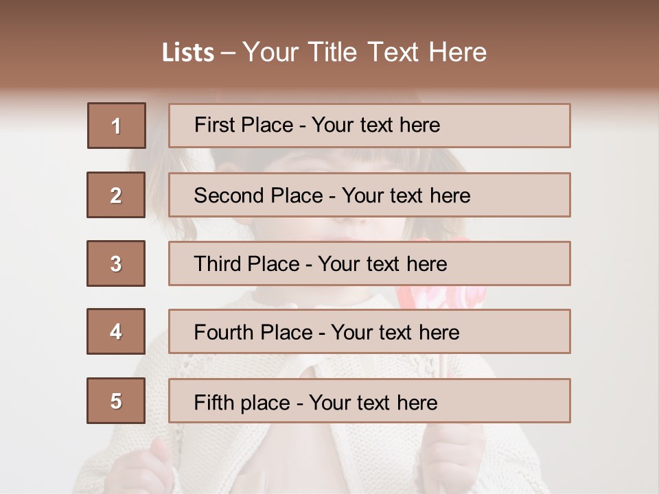 Sweet Large Treat PowerPoint Template