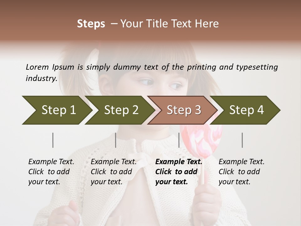 Sweet Large Treat PowerPoint Template