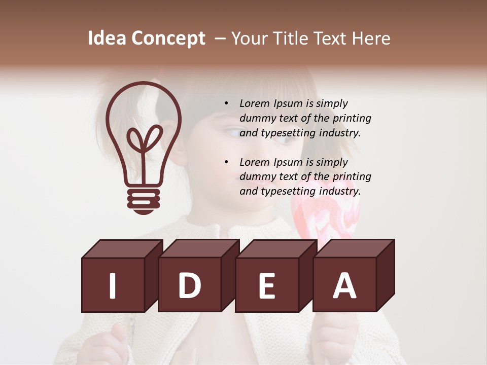 Sweet Large Treat PowerPoint Template