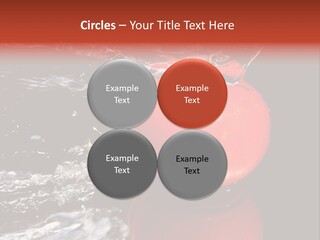 Drink Drop White PowerPoint Template