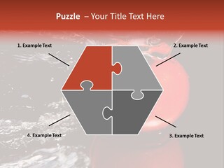 Drink Drop White PowerPoint Template