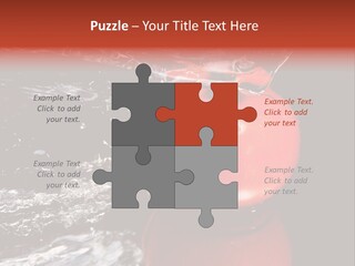 Drink Drop White PowerPoint Template