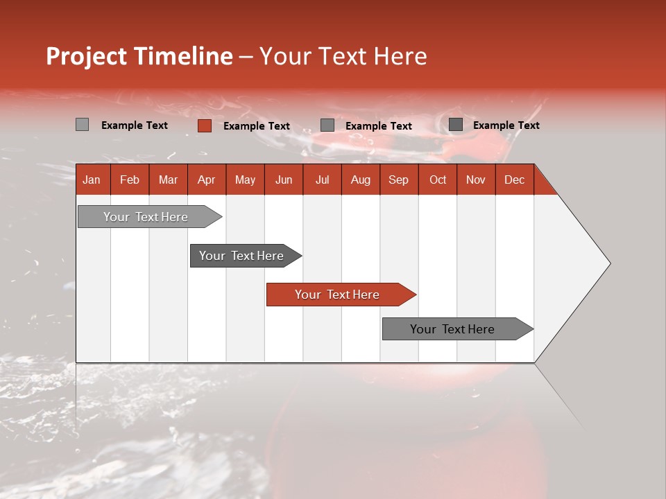 Drink Drop White PowerPoint Template