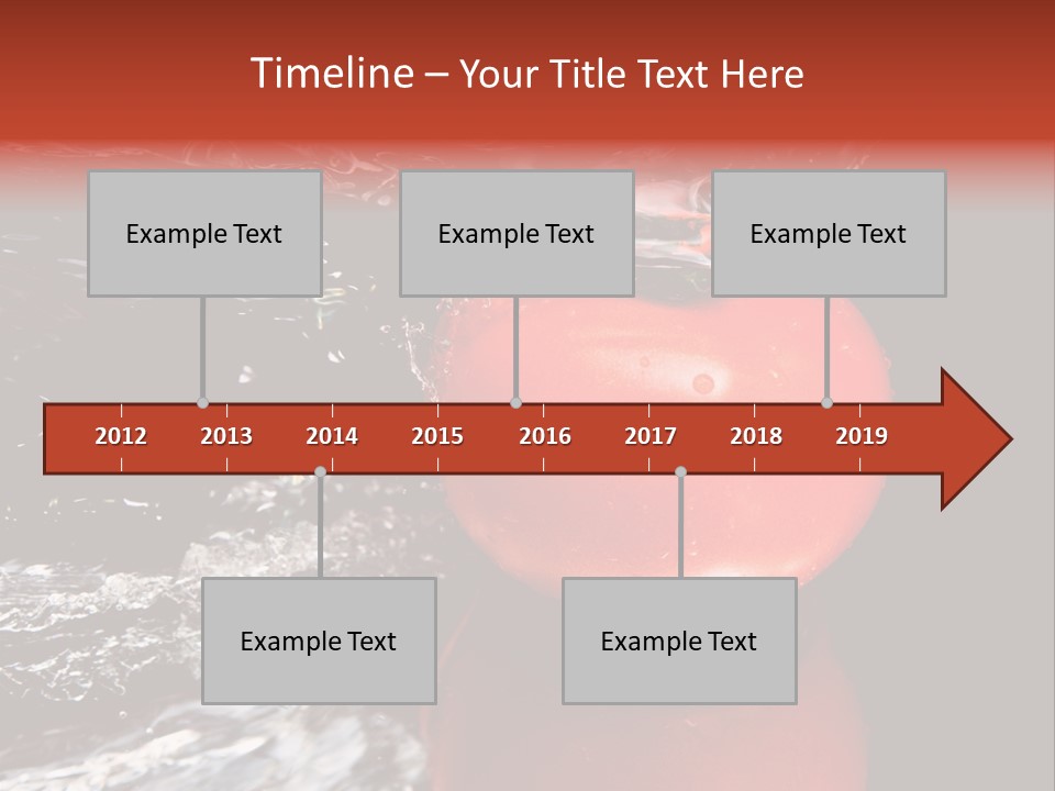 Drink Drop White PowerPoint Template