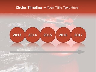 Drink Drop White PowerPoint Template