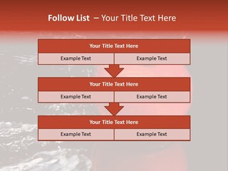 Drink Drop White PowerPoint Template