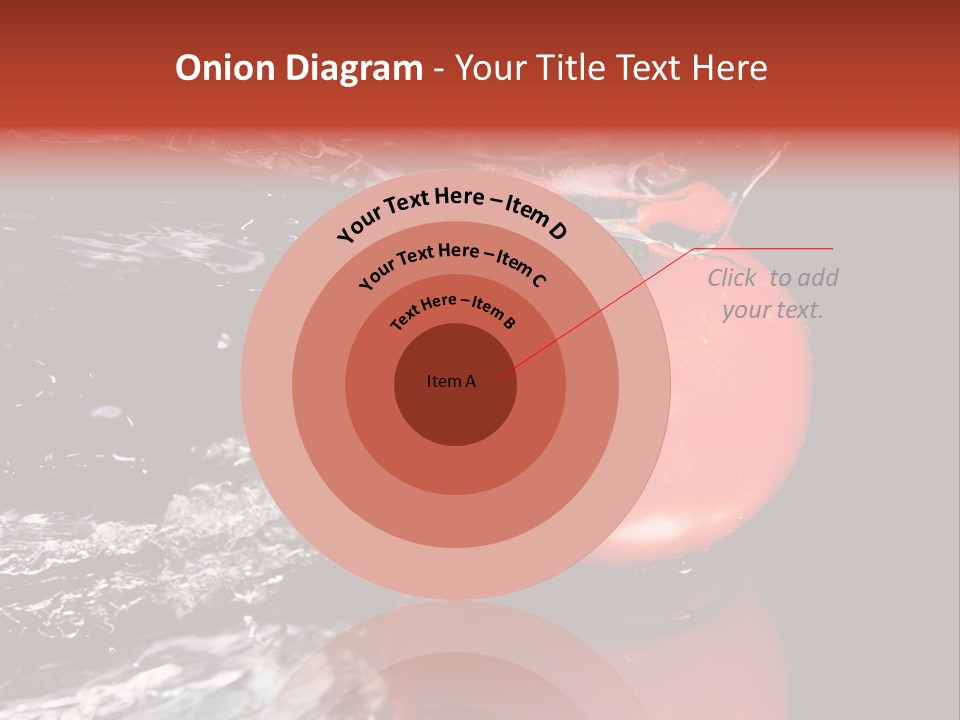 Drink Drop White PowerPoint Template