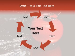 Drink Drop White PowerPoint Template