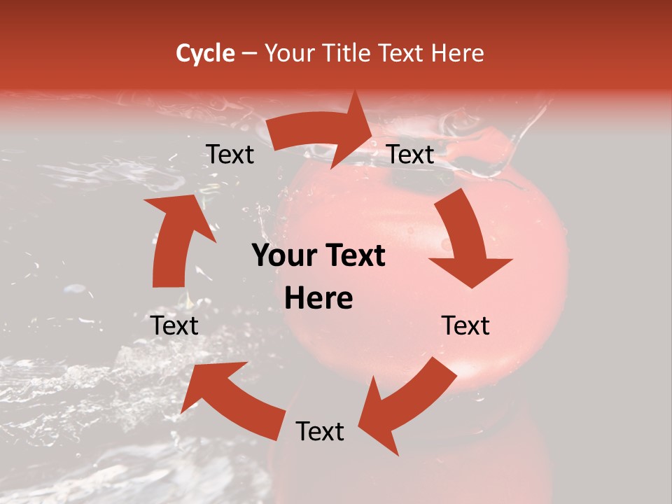 Drink Drop White PowerPoint Template