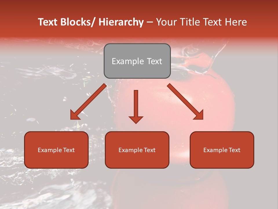 Drink Drop White PowerPoint Template