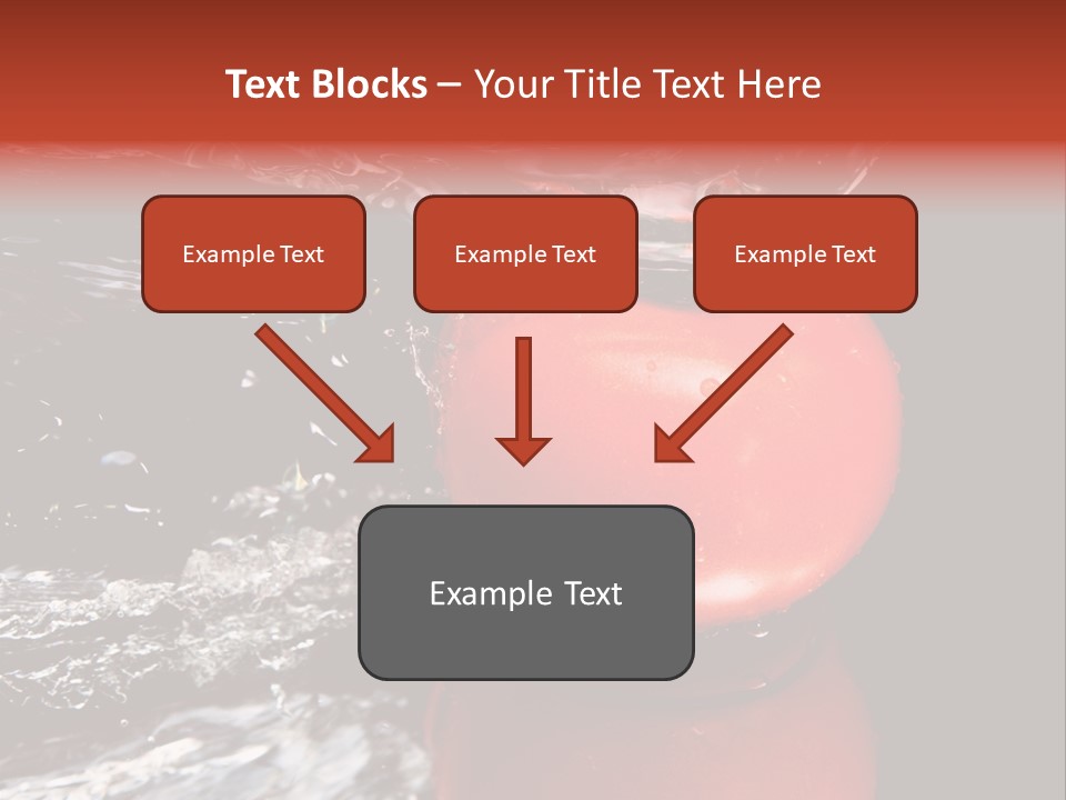 Drink Drop White PowerPoint Template
