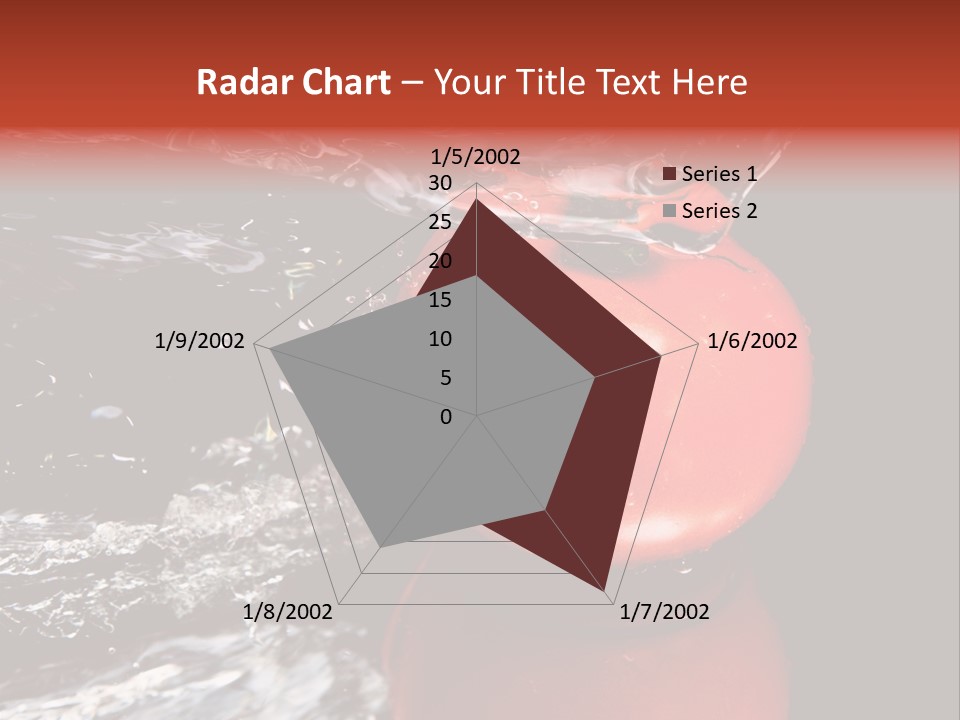 Drink Drop White PowerPoint Template