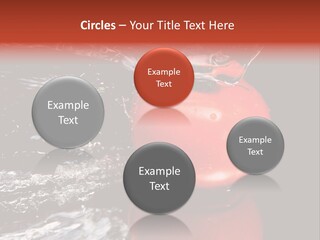 Drink Drop White PowerPoint Template