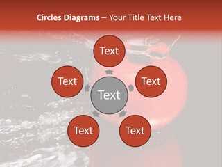 Drink Drop White PowerPoint Template