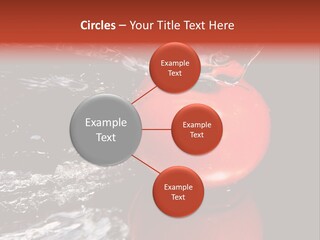 Drink Drop White PowerPoint Template