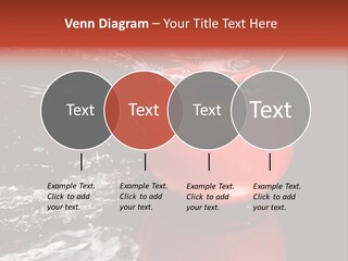 Drink Drop White PowerPoint Template
