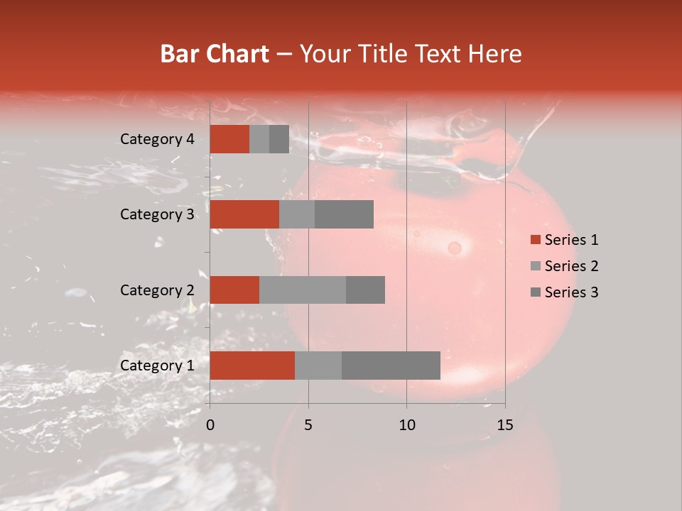 Drink Drop White PowerPoint Template