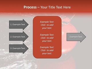 Drink Drop White PowerPoint Template